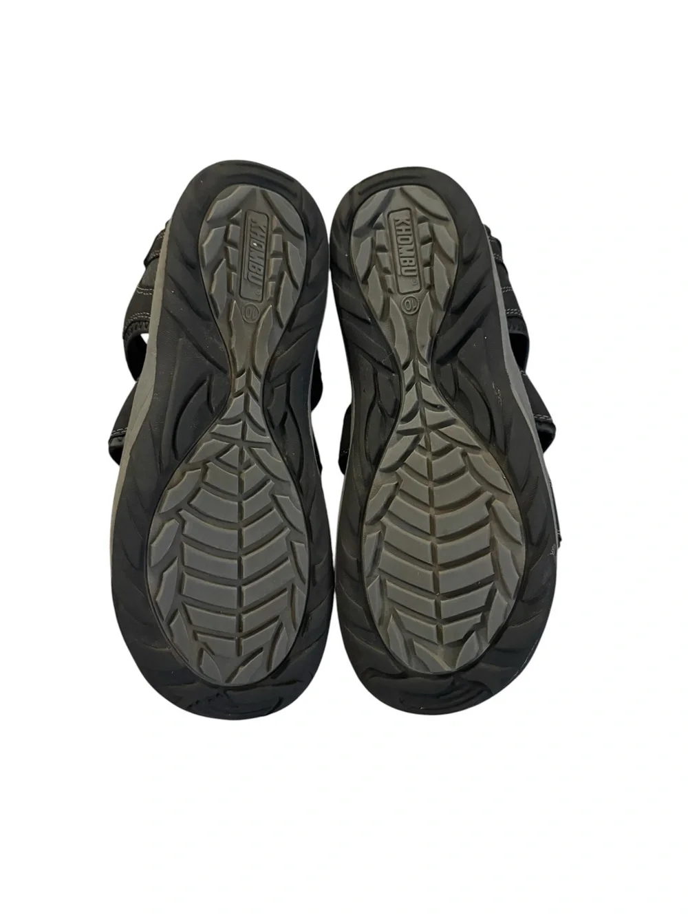 Khombu Travis Men's active Black Outdoor Sandals size 10